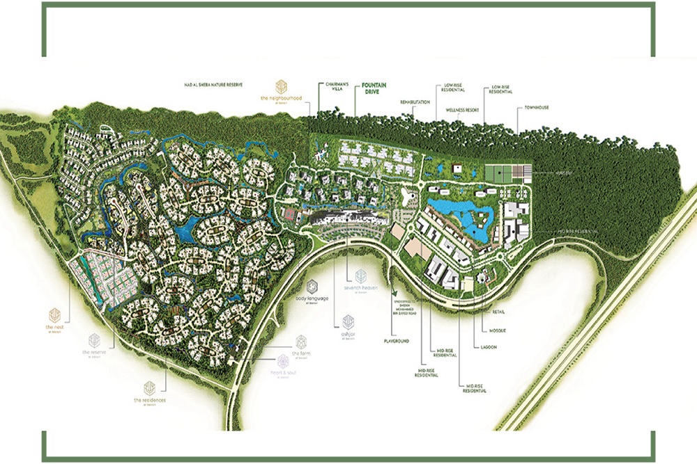 Nad Al Sheba Gardens masterplan